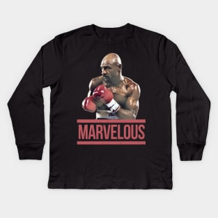 Marvelous Marvin Hagler Kids Long Sleeve T-Shirt